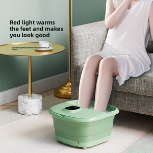 Vasca Pieghevole per Pediluvio ad Uso Domestico con Massaggio Automatico Controllato a Distanza, Spa per Piedi Portatile con Riscaldamento Termostatico - Product Image 4