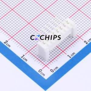 W200110K-8PW2113 Wire-to-Board Pin Header Bent Lead Through Hole,P=2mm Connector 1x8P 2mm Right Angle Insert HY - Product Image 2