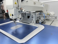Machine à coudre industrielle à point noué, à lit plat, à commande numérique, à points multiples, automatique, RONMACK RM-3525, zone de travail 35*25cm