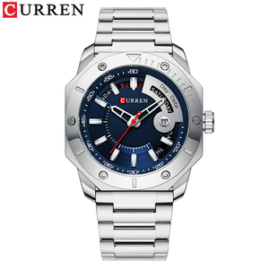 CURREN — <span class=keywords><strong>montre</strong></span> à Quartz pour hommes, <span class=keywords><strong>Chic</strong></span>, nouvelle collection, en acier inoxydable, Date et semaine masculine, 8344 - Product Image 4