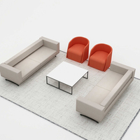 Mobilier de bureau design moderne, ensemble de canapés, mobilier commercial, canapé de bureau