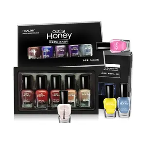 10pcs/Set Muslim Vegan Nail Polish Supplier Healthy Water Permeable Nail Polish Set