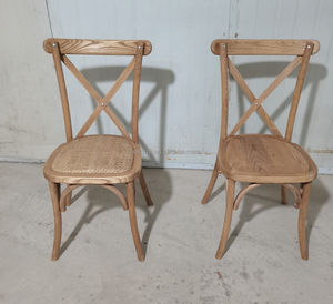 Elegante sedia da pranzo in legno massello per esterni commerciali Hotel mobili per ristorante banchetto di nozze impilabile - Product Image 5