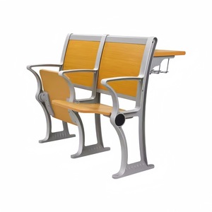 Lecture Hall <b>Bench</b> <b>Metal</b> Frame Durable School Chair Commercial Venues LP-39 - Product Image 2