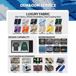 Felpa Unisex Pesante con Collo Rotondo, Vendita all'Ingrosso, Alta Qualità, Personalizzabile con Ricamo e Stampa, Felpe Oversize da Uomo - Product Image 5