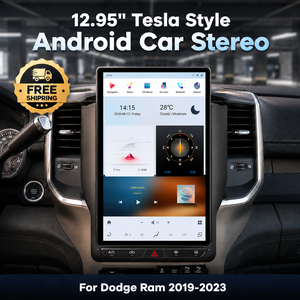 Écran radio Android 13 de 12,95 pouces pour Dodge Ram 2019 à <span class=keywords><strong>2023</strong></span>, Snapdragon 665, navigation GPS, Bluetooth sans fil, écran tactile HD - Product Image 1