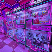 PPL PPL-29 Machine à griffes commerciale en métal avec éclairage LED pour attrape-prix, pour divertissement en salles d'arcade, cinémas et centres commerciaux