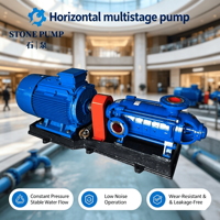Pompe centrifuge horizontale multi-étages à haute résistance à la corrosion, construction en fer pour les installations d'alimentation en eau (prise en charge personnalisée)