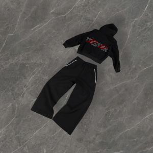 Nuevo Conjunto Deportivo de 2 Piezas Holgado y Moderno, Chándal Extra Grande Personalizado de Algodón para Hombre - Product Image 2