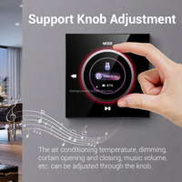 Amplificateur audio mural intelligent 4 pouces pour musique d'ambiance, avec Bluetooth, compatible Android, pour haut-parleur de plafond