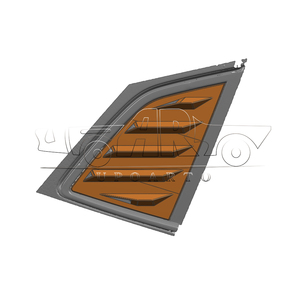 Protector de Ventana Trasera con Aspecto de Fibra de Carbono de Plástico Haosheng, Cubierta de Rejilla para Ventana Lateral Trasera para Seat <span class=keywords><strong>Ibiza</strong></span> <span class=keywords><strong>2021</strong></span>+ - Product Image 3