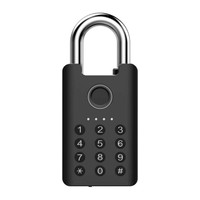 Cadenas intelligent numérique étanche IP65 avec empreinte digitale, code, application téléphonique Tuya BLE pour sacs, bagages, camions, casiers et valises