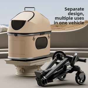 Carrito Plegable y Ajustable de 4 Ruedas para Mascotas, Ligero y Resistente, para Perros y Gatos, Uso en Exteriores, Carga Máxima, Venta al Por Mayor - Product Image 1