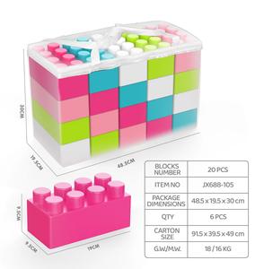 Nouveau design de jouets de puzzle éducatifs de bonne qualité ensemble de blocs PC matériel jouet Puzzle de Construction pour la tranche d'âge <span class=keywords><strong>2</strong></span>-7 ans Type de modèle - Product Image 2