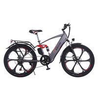Vélo de montagne électrique 36V 26 pouces à suspension intégrale, vélo électrique de ville 7 vitesses pour adultes, conduite tout-terrain