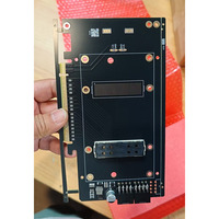 Nouvelle carte adaptateur SXM2 vers PCIe avec double alimentation 8 broches, compatible avec les GPU P100 V100 SXM2 300W, prise en charge du refroidissement liquide