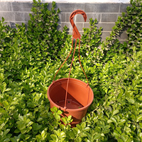 Mur suspendu balcon mur plante succulente suspendu orchidée pot de fleurs en plastique pot suspendu style blanc