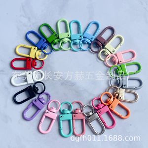 Usine de quincaillerie Dongguan Fanghe, Boucle en alliage de zinc pour chien 3g 34mm, Accessoire de porte-clés, Boucle crevette colorée, Mousqueton en forme de huit - Product Image 3