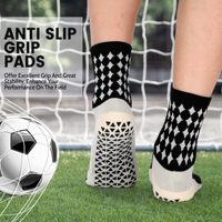 Chaussettes de football personnalisées avec logo, vente en gros, design tendance de qualité supérieure, antidérapantes, pour baseball, basketball, sports athlétiques, football, chaussettes à grip