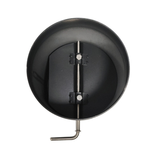 Section d'amortisseur de <span class=keywords><strong>tuyau</strong></span> de poêle à mur unique noir de 6 po pour poêle à bois - Product Image 6