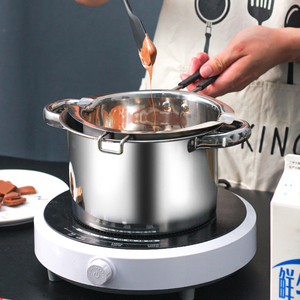 Pedido por correo <span class=keywords><strong>de</strong></span> acero inoxidable, 304, olla <span class=keywords><strong>de</strong></span> <span class=keywords><strong>fondue</strong></span> <span class=keywords><strong>de</strong></span> Chocolate/crisol <span class=keywords><strong>de</strong></span> chocolate/caldera doble con mango - Product Image 4