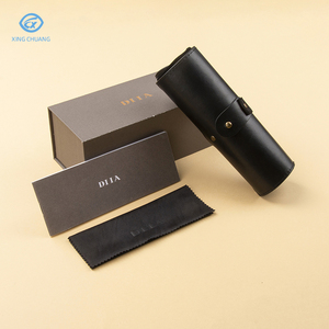 Bán buôn <span class=keywords><strong>2025</strong></span> Giao hàng nhanh cá nhân PU Da kính trường hợp cho kính mát và kính mắt tùy chỉnh bao bì giấy - Product Image 4