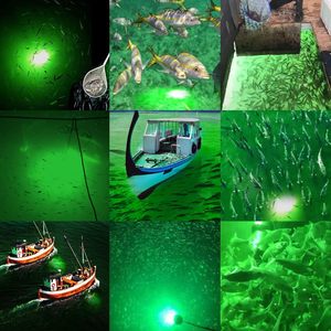 12V IP68 15W LED Vislampen Geel Blauw Groen Wit 5M Onderwater Vis Aantrekkende Nachtlamp voor Boten & Aquarium - Product Image 5