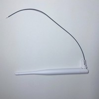 Antenne WiFi omnidirectionnelle double bande 2,4 GHz 5,8 GHz à gain élevé, antenne pliable en caoutchouc pour appareil de communication