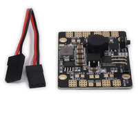 Carte de distribution d'alimentation FPV 5 en 1 PDB, double BEC 5V 12V, contrôle de la lumière LED, tracker, alarme de basse tension, quadricoptère UAV