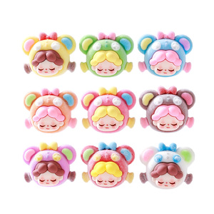 Lindas Figuras de Osos Kawaii de Dibujos Animados, Mini Muñecos de Peluche, Adornos para Cajas Sorpresa, Accesorios, Colgantes, Regalos de Escritorio - Product Image 6