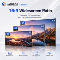 Écran OLED LEDORA P1.25 12 bits couleur 3840Hz HDR10 Adobe RGB 98% 450 nits de luminosité pour affichages d'accueil professionnels en intérieur