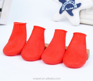 防水氯丁橡胶狗雨鞋橡胶宠物靴 - Product Image 4