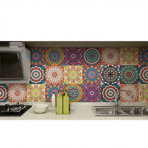 Pegatinas de Pared Autoadhesivas con Diseño de Azulejos Bohemios, Modernas e Ignífugas, para Decoración de Paredes de Sala de Estar - Product Image 3