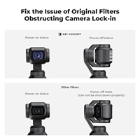 Kit de 16 filtres K&F CONCEPT, diffuseur noir 1/4, diffuseur noir 1/8, UV, CPL, ND, filtre à effet ND/PL pour DJI Osmo Pocket 4/3
