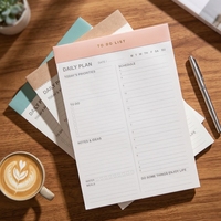 Bloc-notes d'entreprise A3 A4 A5 A6 avec reliure thermique, couverture en carton imprimé, bloc-notes promotionnel personnalisé avec stylo