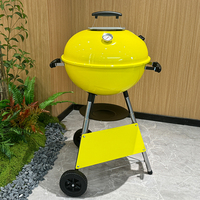 Ensemble de barbecue extérieur à granulés de taille de fête de style européen au charbon de bois pour les grillades