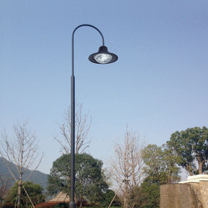 Lampadaires de jardin LED décoratifs modernes, AC IP65, contrôle Dali, à intensité variable, garantie 5 ans, lampadaires en aluminium pour extérieur, CE - Product Image 3