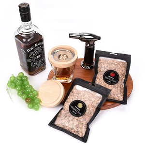 WEIBU 2023 Nouveauté en gros : <span class=keywords><strong>Copeaux</strong></span> de bois aromatisés variés (Noix de pécan, Cerise, Pomme, Chêne) pour fumoir à cocktails - Product Image 1