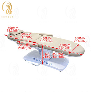 Chuque Moderne <span class=keywords><strong>Table</strong></span> de Massage Électrique <span class=keywords><strong>Portable</strong></span> pour Soins du Visage et Cils, Fauteuil Esthétique Inclinable pour Salon de Beauté - Product Image 6