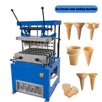 Machine industrielle de fabrication de cornets de glace, équipement de formage de cornets en gaufrettes, machine à fabriquer des tasses à café en gaufrettes