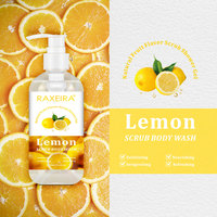 Nouveau gommage à l'extrait de citron Gel douche naturel blanchir réparer la peau hydratant lavage du corps bain Gel douche éclaircissant