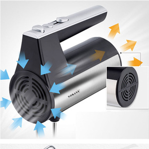 Batteur à œufs électrique portatif pour la maison, mélangeur de lait et de crème, 300W, 5 vitesses, mini, portable, haute vitesse, design vertical - Product Image 4