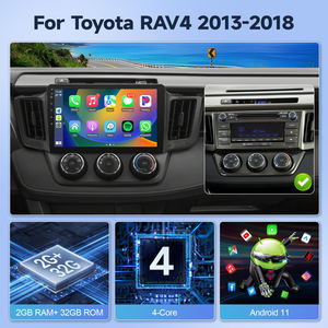 วิทยุติดรถยนต์สเตอริโอในตัว10.<span class=keywords><strong>1</strong></span> "เครื่องเล่นมัลติมีเดียสำหรับรถยนต์ Toyota RAV4 2013-2018 - Product Image 2