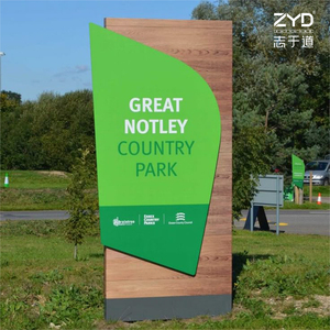 Letrero LED de Metal Perforado con Diseño Aerodinámico Resistente al Viento, IP65 Impermeable, Multicolor, para Empresas, Paseos Costeros y Puentes - Product Image 2