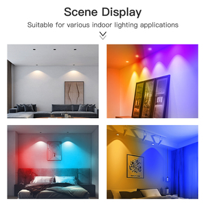 Gledopto Đèn Âm Trần Mini LED Zigbee PRO RGB + CCT 6W Sản Phẩm Đèn Âm Trần Đèn Chiếu Sáng Chiếu Sáng Gắn Tường Bằng Nhôm - Product Image 6