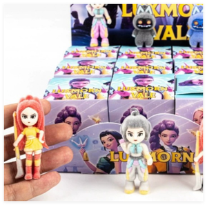 Figurine de jouet d'anime en PVC tendance, k <span class=keywords><strong>pop</strong></span> Demon Hunters, boîte mystère, cadeau mystère, figurine de bureau, ornements, jeu, cadeau d'anniversaire pour enfants - Product Image 3