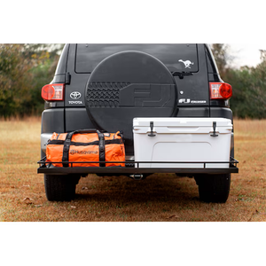 Plateau de chargement métallique robuste pour remorque, 22 po de large x 60 po de long x 3,5 po de haut, capacité 500 lb, connexion par goupille d'attelage, pour attelage arrière / montage sur remorque GAPCGC001 - Product Image 1