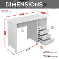 AJUNION Panneaux de particules de haute qualité Pc Tables de jeu Hauteur réglable Bureau d'ordinateur Bureau de jeu Internet Café Meubles