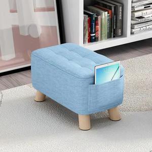 Fabric Storage <b>Stools</b> Rectangle Polyester Eco-Friendly For Living Room Bedroom Children Adults - Product Image 3
