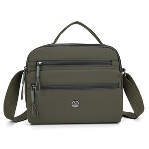 Unisex Customized Logo Nylon Large Capacity Portable Crossbody Zipper Belt Waterproof Women Handbags Sling <b>Bag</b> - Product Image 1